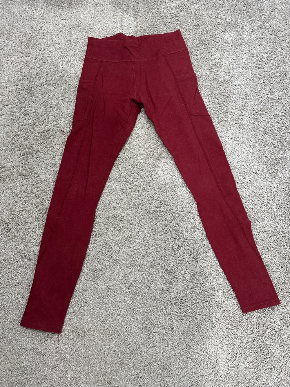 Pact Women's High-Rise Brick Red Leggings